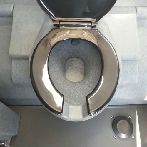 Flush bowl inside Platinum series toilets
